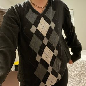 The perfect vintage Argyle sweater!